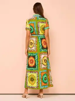Alemais Disco Daisy Shirtdress Multicolour Size 10 for rent on The Volte - image 3