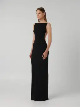 Effie Kats Gabbi Gown Black Size S / AU 8 for rent on The Volte - image 2