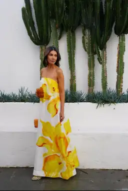 Acler Hopton Dress in Ivory Calla Lily Size 10 for rent on The Volte - image 5