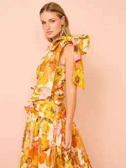 Alemais Silas One Shoulder Maxi Gown Multi Size 10 for rent on The Volte - image 6