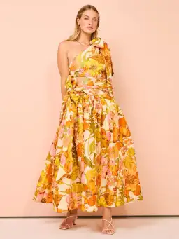 Alemais Silas One Shoulder Maxi Gown Multi Size 10 for rent on The Volte - image 2