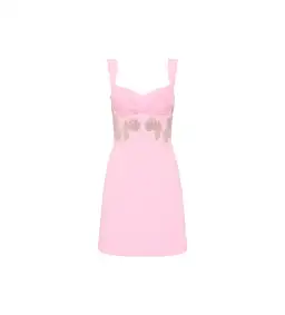 Jenna Bustier Mini Dress Pink Size 4 for rent on The Volte - image 3