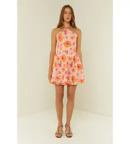 Palm Noosa Isabella Mini Dress Floral Size 6 