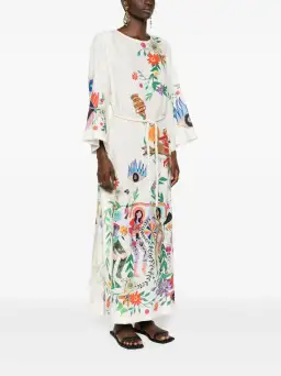ALEMAIS Meagan Midi Dress Print Size 8 AU for rent on The Volte - image 3