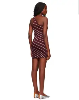 Gimagaus Irina Mini Dress Burgundy Size 6 for rent on The Volte - image 2