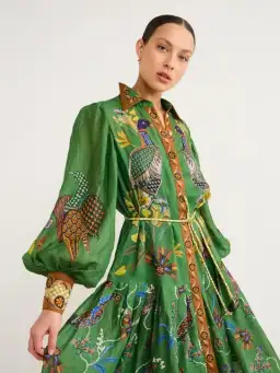 ALEMAIS Birdie Shirtdress in Jade Size 10 AU for rent on The Volte - image 4
