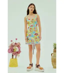 Alemais Emilio Mini Dress Multi Size AU 12 for rent on The Volte - image 1