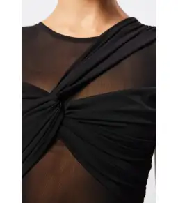 Mossman Rebound Mini Dress Black Size AU 8 for rent on The Volte - image 2