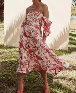 La Maison Talulah Dahlia Midi Dress Floral Size 10 for rent on The Volte - image 2