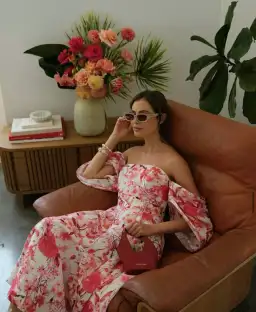 La Maison Talulah Dahlia Midi Dress Floral Size 10 for rent on The Volte - image 5