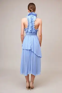 Talulah Jodi Midi Dress Blue Bell Size 8 for rent on The Volte - image 2