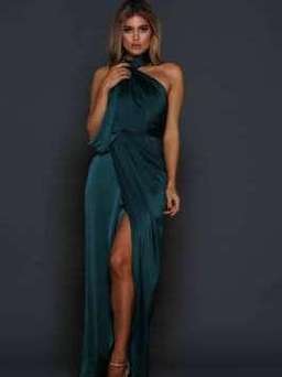 Elle Zeitoune William Gown Emerald Green 10 for rent on The Volte - image 1