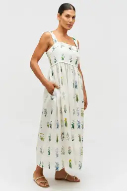 Oroton Greenhouse Floral Sundress Mist Size 10 for rent on The Volte - image 3
