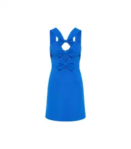 Rebecca Vallance Antonella Mini Dress Marine Blue Size AU 8 for rent on The Volte - image 4
