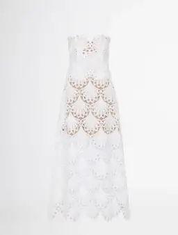 Sheike Ella Lace Maxi Dress White / Ivory Size 12 for rent on The Volte - image 3