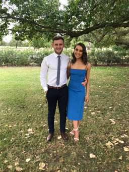 Dion Lee Laced bustier dress blue 6