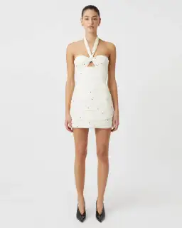 Camilla and Marc Loren Mini Dress Lemon Milk Size 12