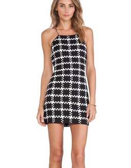 Shakuhachi Check Weave Dress 6
