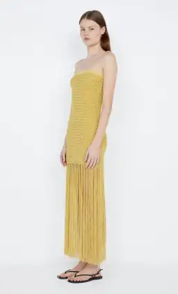 Bec & Bridge Calista Strapless Dress in Citrus Size 8 for rent on The Volte - image 2