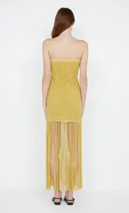 Bec & Bridge Calista Strapless Dress in Citrus Size 8 for rent on The Volte - image 3