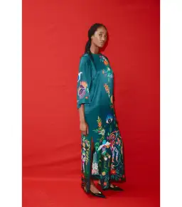 Alémais Agatha Midi  Dress Green Size AU 12 for rent on The Volte - image 2