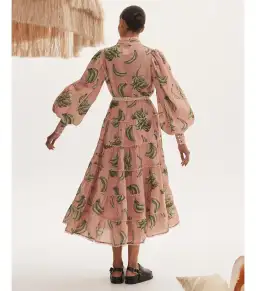 Alémais Bananarama Midi Dress Pink Size AU 12  for rent on The Volte - image 4