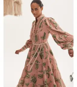 Alémais Bananarama Midi Dress Pink Size AU 12  for rent on The Volte - image 2