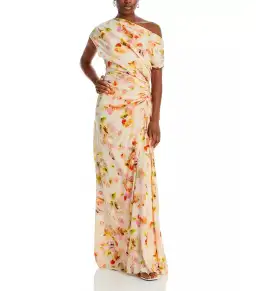 A.L.C. Poppy Floral Off-the-shoulder Gown Floral Print Size AU 6 for rent on The Volte - image 1