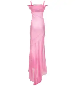 Jacquemus La Robe Draggiu Maxi Dress in Pink Size AU 12 for rent on The Volte - image 6