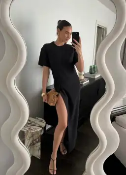 Henne Avila Dress Black Size 8 for rent on The Volte - image 4