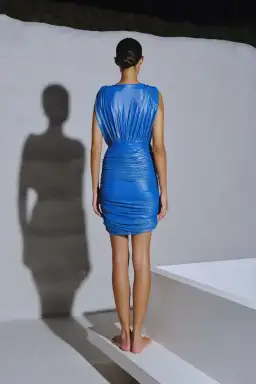 Baobab Eden MIni Dress Blue Size 10  for rent on The Volte - image 2