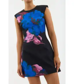 Rebecca Vallance Acid Bloom Mini Dress Dress in Multi Size AU 8 for rent on The Volte - image 4