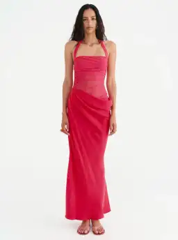 Gina Maxi Dress Pink Size 8 for rent on The Volte - image 1