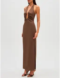 Misha Alusia Maxi Brown Size 6 for rent on The Volte - image 3