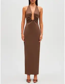 Misha Alusia Maxi Brown Size 6 for rent on The Volte - image 1