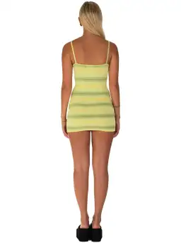 I am Delilah Elsa Mini Dress Chartreuse Size XS / AU 6 for rent on The Volte - image 2