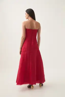 Aje Soundscape Maxi Dress in Scarlet Red Size 12 for rent on The Volte - image 2