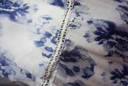 Talulah off the shoulder blue and white floral dress 12