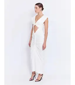 Pfeffier Ramos Dress Off White Size AU 8 for rent on The Volte - image 2