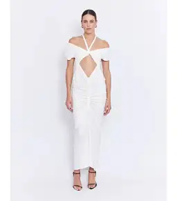 Pfeffier Ramos Dress Off White Size AU 8 for rent on The Volte - image 1