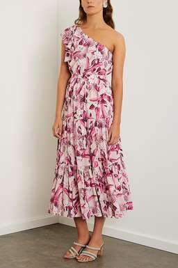 Steele Mahana One Shoulder dress Pink 8 for rent on The Volte - image 1