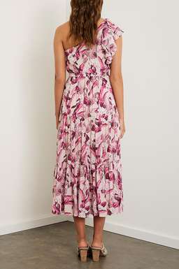 Steele Mahana One Shoulder dress Pink 8 for rent on The Volte - image 5