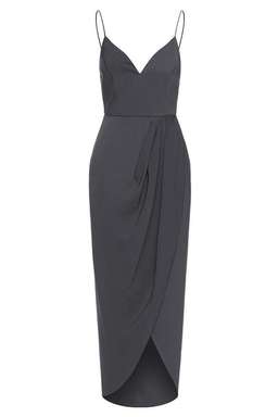 Shona Joy CORE COCKTAIL DRESS - CHARCOAL