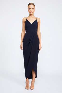 Shona Joy Core Cocktail Dress Navy Size 10 for rent on The Volte - image 1