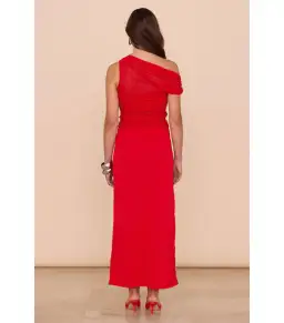 Sovere Thea Mesh Dress Chilli Size S / AU 8 for rent on The Volte - image 4