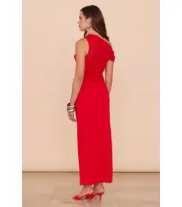 Sovere Thea Mesh Dress Chilli Size S / AU 8 for rent on The Volte - image 3