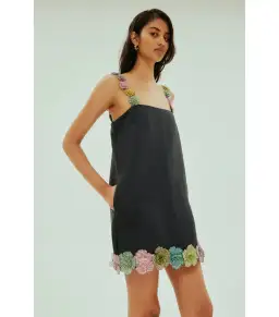 Alemais Lolita Mini Dress Black Size AU 10 for rent on The Volte - image 4