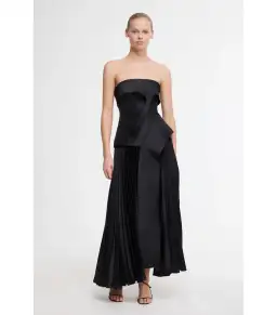 Acler Hammil Midi Dress in Black Size AU 10  for rent on The Volte - image 1