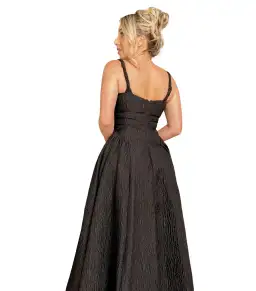 Rachel Gilbert Sophy Strap Dress Black Size 3 / AU 12 for rent on The Volte - image 2