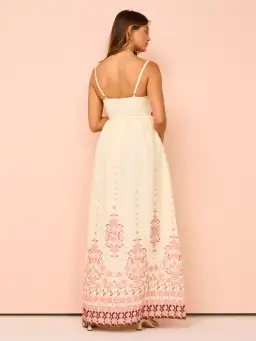 Hansen and Gretel Akacia Maxi in Cream Empress Size 6  for rent on The Volte - image 3